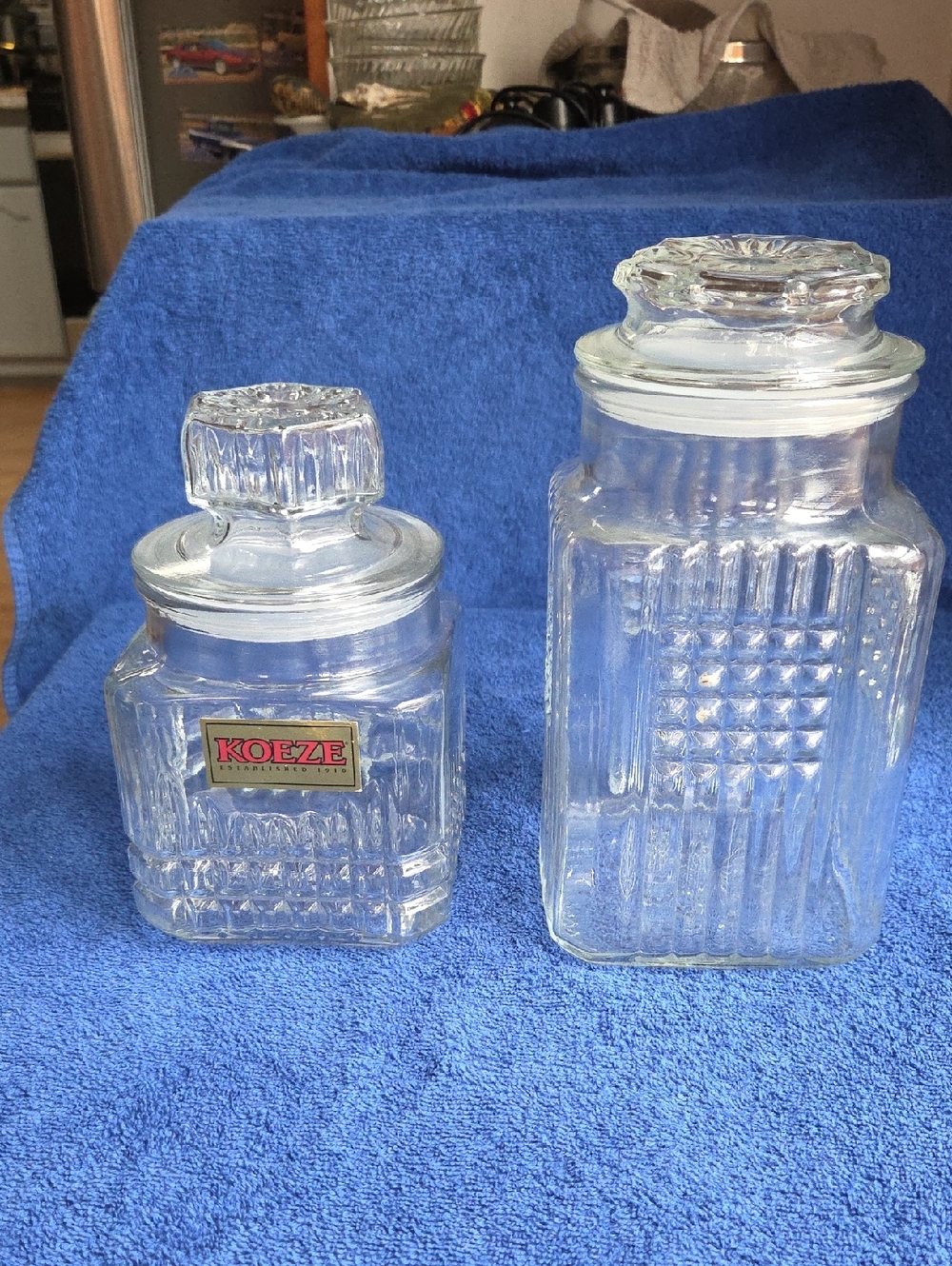 Koeze's Apothecary Glass Jars